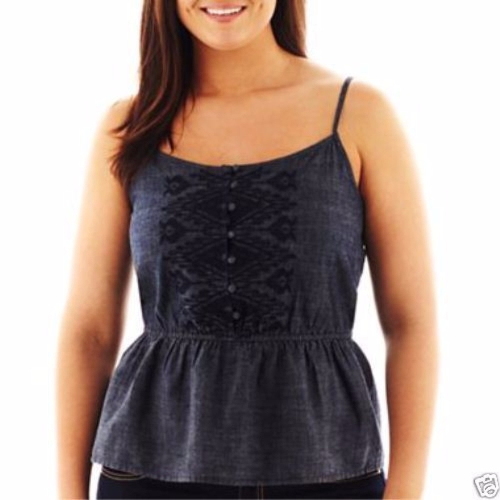 Embroidered Arizona Jean Co. Tank Top Sizes XL, 1X